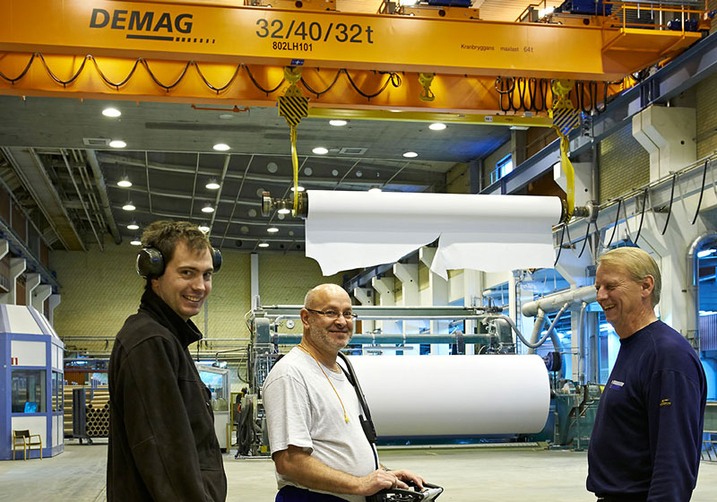 Metsä Boards produktions-anläggning i Husum