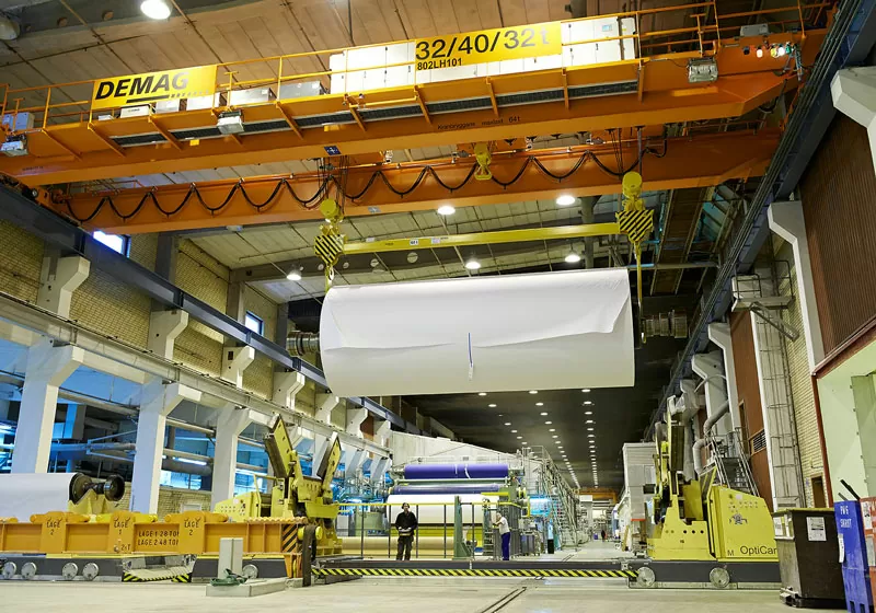 Metsä Boards produktions-anläggning i Husum