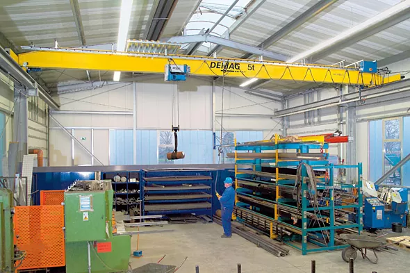 Manöverdon DSE till DEMAG-kran