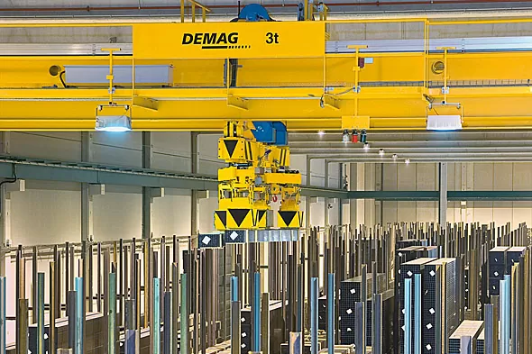 DEMAG Processkranar för stålhantering