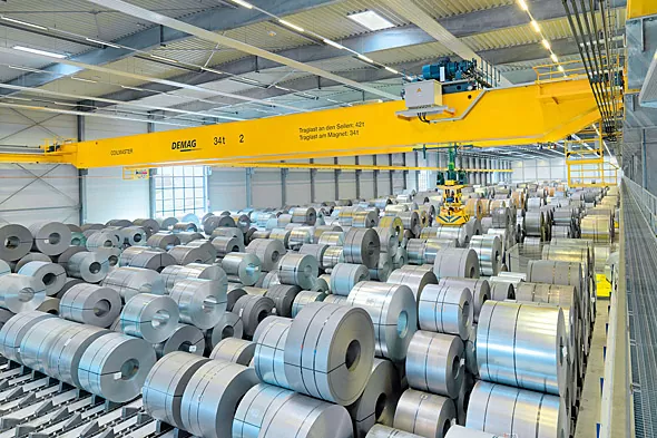 Processkranar för stålhantering