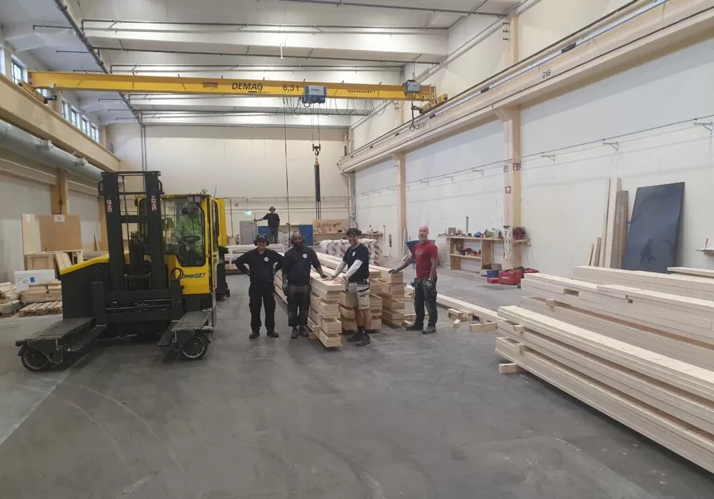 Traverser från Dematek passar utmärkt i industriell miljö