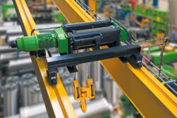 Demateks lintelfer från Stahl lyfter ända upp till 160 ton. Telfern är robust, slitstark och pålitlig för verksamheter inom industrin.