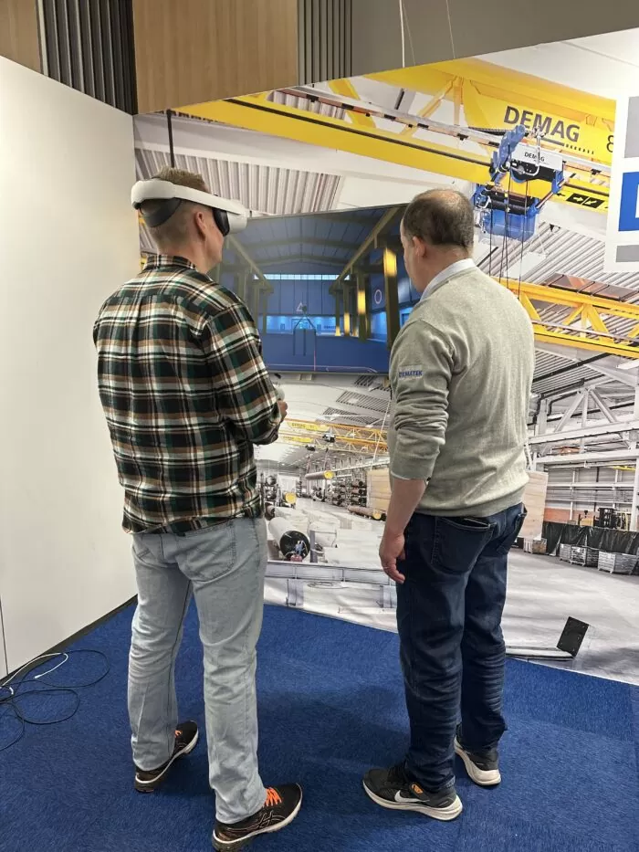 Lyftutbildning i VR på Underhållsmässan