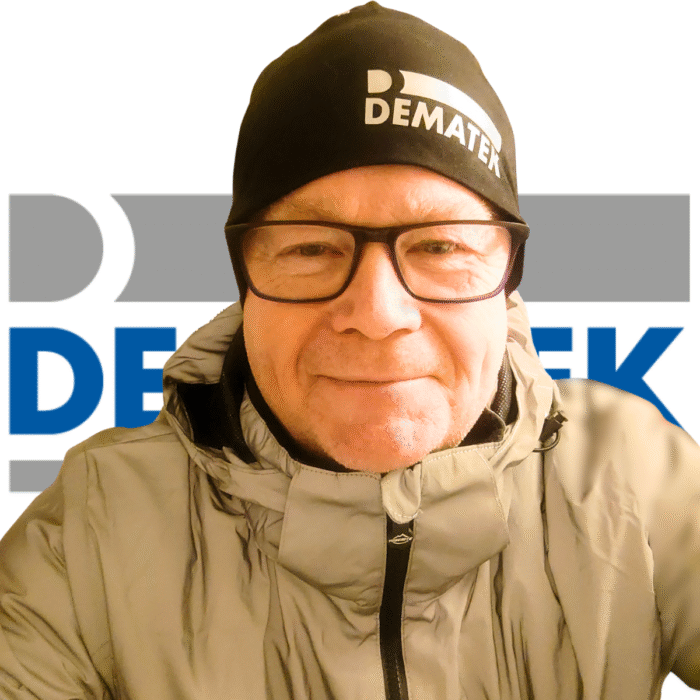 Claes Tärnfjord hjälper till med lyftlösningar på Dematek i området Östergötland, södra Sörmland och Gotland.